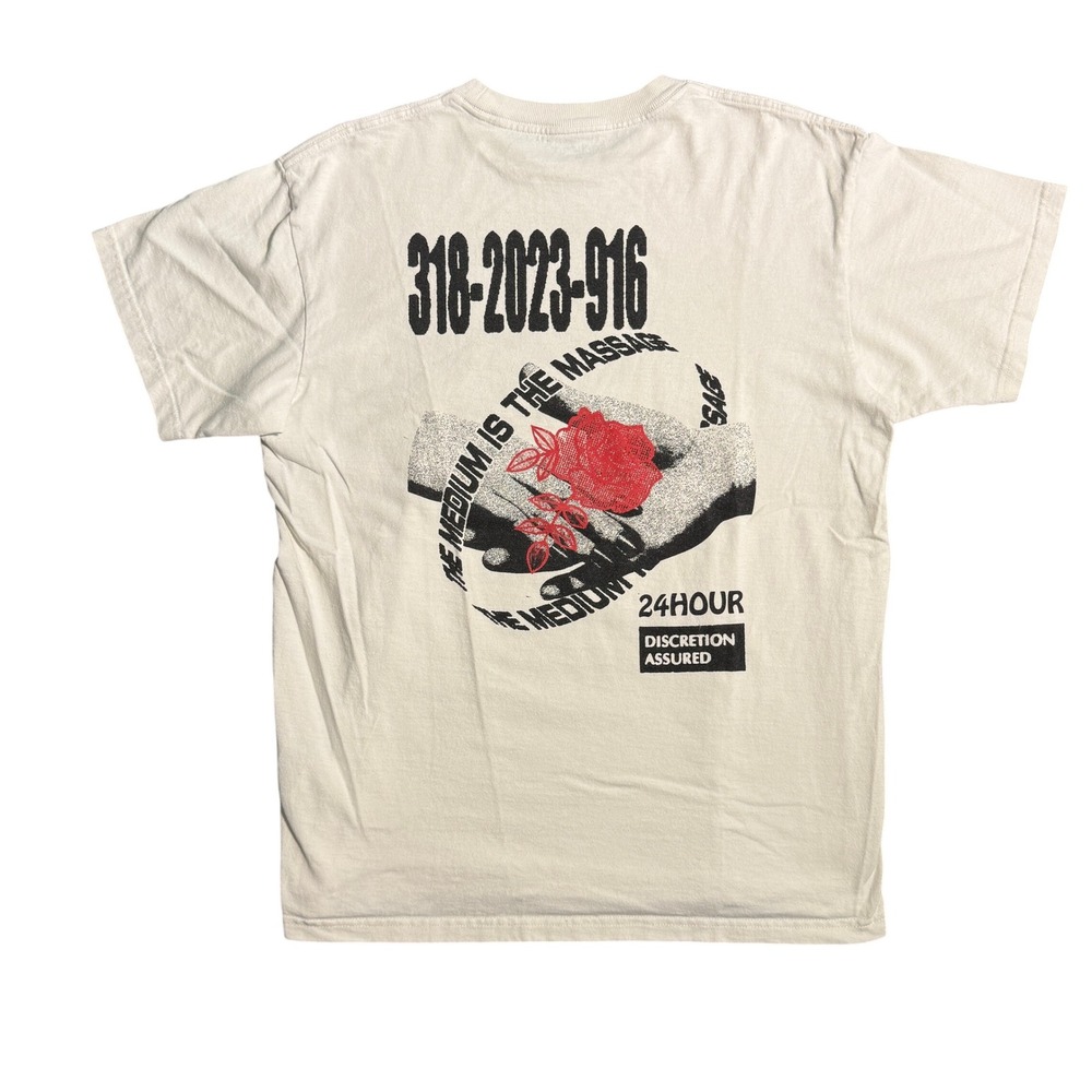 Carhartt WIP Mens Lost In Low Places Graphic T-Shirt Size M Medium Rose